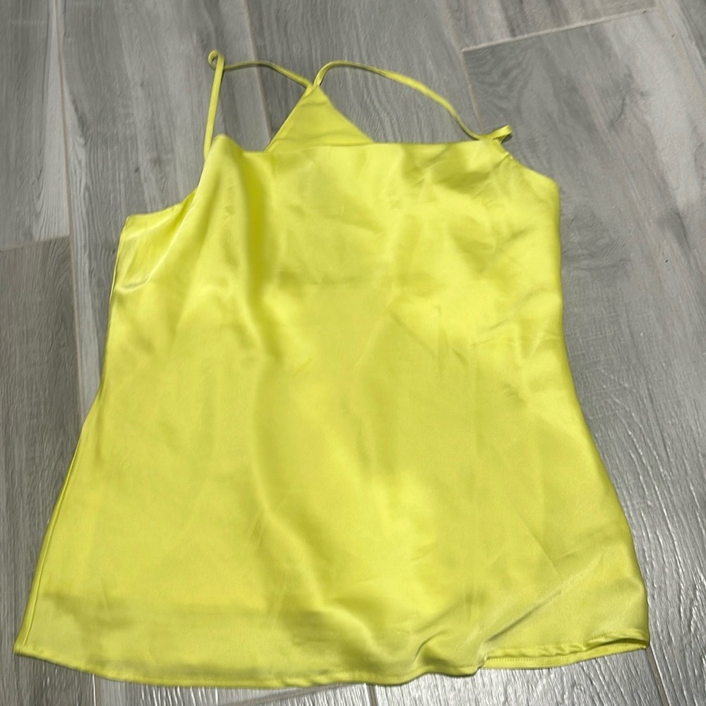 Express neon Satin Tank Top